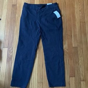 Charter Club Navy Slim Leg Pant